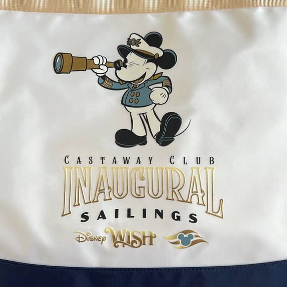 *NEW* Disney Wish Castaway Club Inaugural Sailings tote 2022 🚢 Disney Cruise - Picture 6 of 6